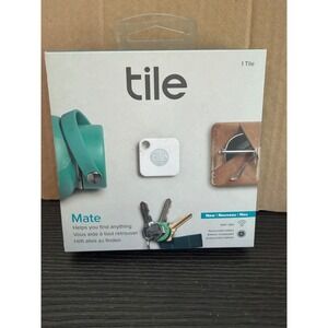 Tile Mate Bluetooth Item Tracker White Replaceable Battery T5001 RT-13001 NEW